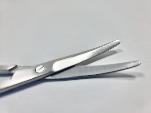 Premium Ostomy Scissors 5.5" CVD Round Blunt Tip | Ostomy Scissors for Cutting Stoma Bags in Kuwait