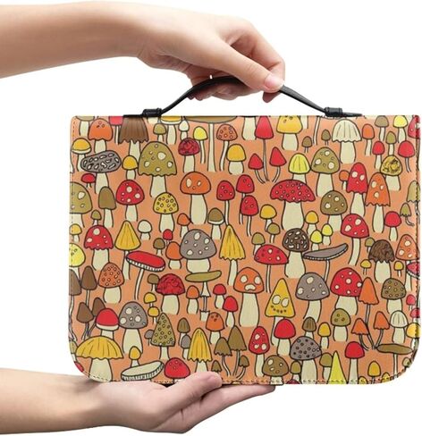 حقيبة حمل الكتاب المقدس Szie 6x9 حقيبة الكتاب المقدس الوردي نمط زهرة غطاء الكتاب المقدس للفتيات الفتيان جلدية الكتاب المقدس كم حامي مع فتحة القلم حالة الكتاب المقدس دائم in Kuwait