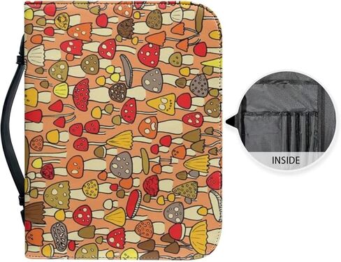 حقيبة حمل الكتاب المقدس Szie 6x9 حقيبة الكتاب المقدس الوردي نمط زهرة غطاء الكتاب المقدس للفتيات الفتيان جلدية الكتاب المقدس كم حامي مع فتحة القلم حالة الكتاب المقدس دائم in Kuwait