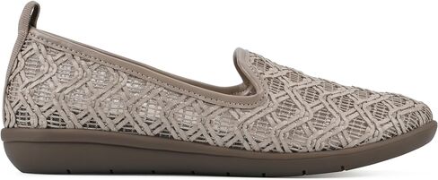 CLIFFS BY WHITE MOUNTAIN Women's Twisty Woven Moccasin Style Loafer Flat in Saudi Arabia