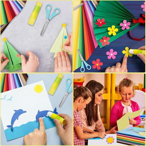 مجموعة ورق بطاقات ملونة 300 ورقة مقاس 8.5 × 11 بوصة، 30 لونًا متنوعًا، ورق طابعة بطاقات 180 جرامًا في المتر المربع لسجل القصاصات، والشهادات، والدعوات، وصناعة البطاقات، والحرف اليدوية اليدوية in Kuwait