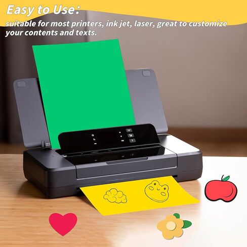 مجموعة ورق بطاقات ملونة 300 ورقة مقاس 8.5 × 11 بوصة، 30 لونًا متنوعًا، ورق طابعة بطاقات 180 جرامًا في المتر المربع لسجل القصاصات، والشهادات، والدعوات، وصناعة البطاقات، والحرف اليدوية اليدوية in Kuwait