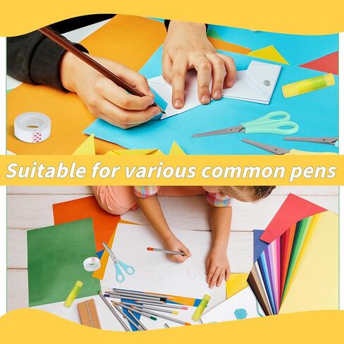 مجموعة ورق بطاقات ملونة 300 ورقة مقاس 8.5 × 11 بوصة، 30 لونًا متنوعًا، ورق طابعة بطاقات 180 جرامًا في المتر المربع لسجل القصاصات، والشهادات، والدعوات، وصناعة البطاقات، والحرف اليدوية اليدوية in Kuwait