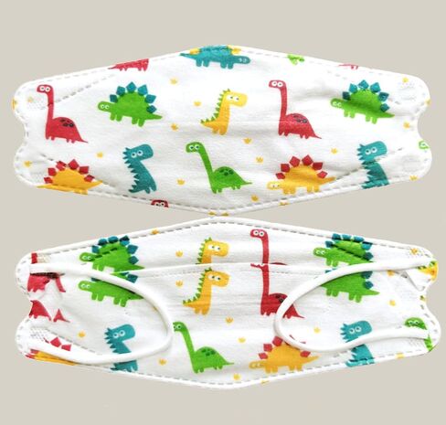 Face Mask for Kids 50 PCS, 4 Layer Disposable Face Masks with Designs for Children, Cute Face Masks in Kuwait