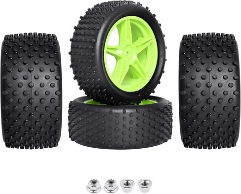 HobbyPark 12 مللي متر عجلات وإطارات عربات التي تجرها الدواب سداسية RC لـ Traxxas Bandit VXL Losi Mini 8 Redcat Wltoys 144001 2S 3S Lipo بدون فرشاة in Kuwait