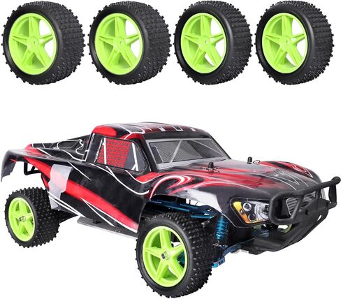 HobbyPark 12 مللي متر عجلات وإطارات عربات التي تجرها الدواب سداسية RC لـ Traxxas Bandit VXL Losi Mini 8 Redcat Wltoys 144001 2S 3S Lipo بدون فرشاة in Kuwait