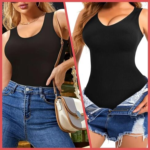 Women's Bodysuits for Women Tummy Control - Shapewear Bodysuit, Seamless & Slimming，Women Bodysuit in Saudi Arabia
