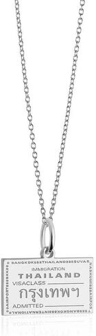 Asia Passport Charm Sterling Silver in Saudi Arabia
