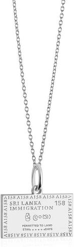 Asia Passport Charm Sterling Silver in Saudi Arabia