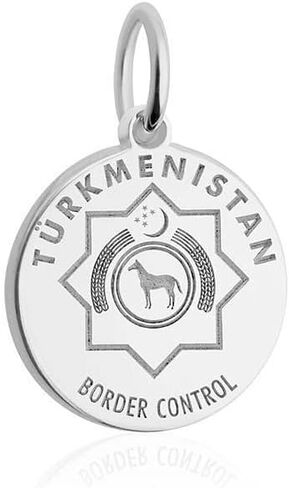 Asia Passport Charm Sterling Silver in Saudi Arabia