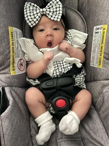 Infant Baby Girls Summer Clothes Playsuits Ruffled Bodysuit+Headband Fly Sleeve Romper Jumpsuit Outfits in Kuwait