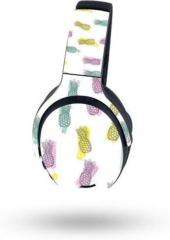 MightySkins Skin Compatible with Skullcandy Crusher ANC 2 - Funky Pineapples | Protective, Durable, and Unique Vinyl Decal wrap Cover | Easy to Apply, Remove, and Change Style in Saudi Arabia