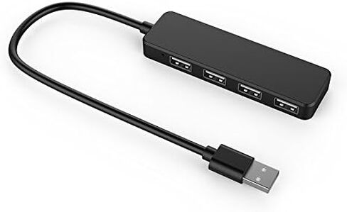موزع USB، محول USB بـ 4 منافذ، موزع USB نحيف للغاية، محول USB موسع متعدد منافذ USB للكمبيوتر الشخصي، الكمبيوتر المحمول، سطح المكتب، الكمبيوتر المحمول، MacBook، Netbook، MAC، Wii in Kuwait