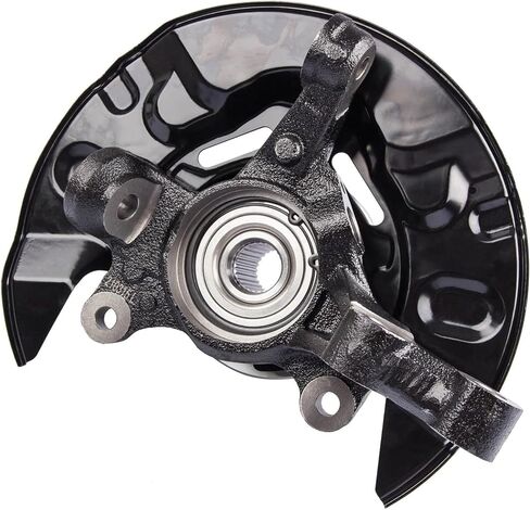 698-389 Steering Knuckle & Wheel Hub Bearing Assembly for 2003 2004 2005 2006 2007 2008 Toyota Corolla L4 1.8L Sedan, Front Driver/Left Side, LK029 in Saudi Arabia