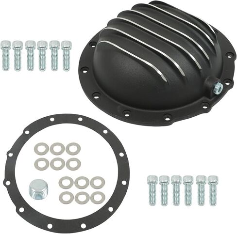 GENRICS 1 Set of Rear Differential Cover with Gasket & Drain Plug Replacement for Model 20 12-Bolt in Saudi Arabia