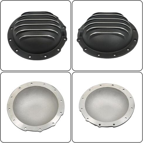 GENRICS 1 Set of Rear Differential Cover with Gasket & Drain Plug Replacement for Model 20 12-Bolt in Saudi Arabia