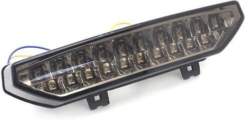HTTMT MT124-SK Led Tail Brake Light Turn Signals Compatible with Kawasaki Ninja Zx 6R 2007 2008 Smoke in Saudi Arabia