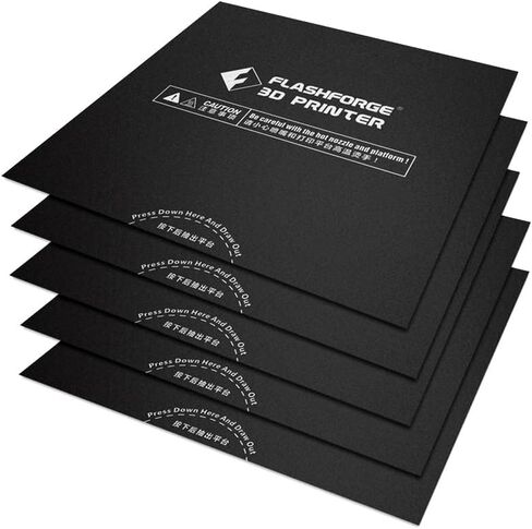 Flashforge 3D Printing Build Surface, 3D Printer Heat Bed Platform Sticker fit Adventurer 3, AD3C, Adventurer 3 Lite,Adventurer 3 Pro (5pcs) in Saudi Arabia