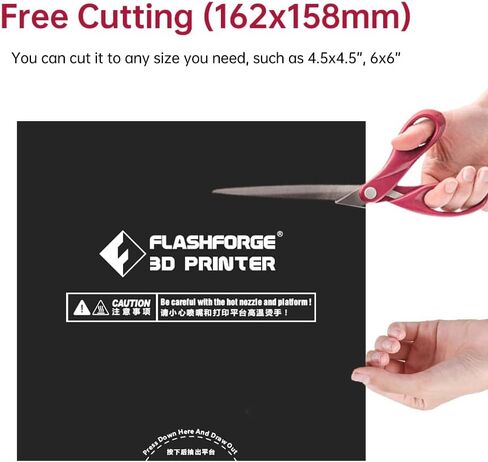 Flashforge 3D Printing Build Surface, 3D Printer Heat Bed Platform Sticker fit Adventurer 3, AD3C, Adventurer 3 Lite,Adventurer 3 Pro (5pcs) in Saudi Arabia