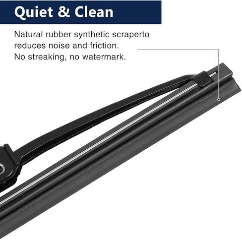 X AUTOHAUX Rear Windshield Wiper Blade Arm Set 405mm 16 Inch for Dodge Grand Caravan 2008-2010 for Chrysler Town & Country 2008-2010 in Saudi Arabia