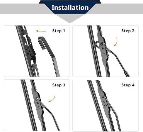 X AUTOHAUX Rear Windshield Wiper Blade Arm Set 405mm 16 Inch for Dodge Grand Caravan 2008-2010 for Chrysler Town & Country 2008-2010 in Saudi Arabia