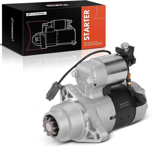 A-Premium Starter Motor متوافق مع Infiniti G35 2003-2007 ، M35 2006-2008 ، FX35 2003-2008 & NISSAN 350Z 2003-2007 ، 3.5L ، 12V 1.4KW 10-TETH في اتجاه عقارب الساعة ، استبدل# 23300 am600 ، 23300AM60A in Saudi Arabia