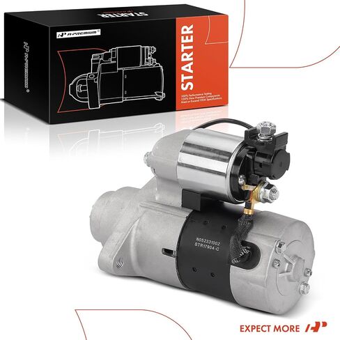 A-Premium Starter Motor متوافق مع Infiniti G35 2003-2007 ، M35 2006-2008 ، FX35 2003-2008 & NISSAN 350Z 2003-2007 ، 3.5L ، 12V 1.4KW 10-TETH في اتجاه عقارب الساعة ، استبدل# 23300 am600 ، 23300AM60A in Saudi Arabia