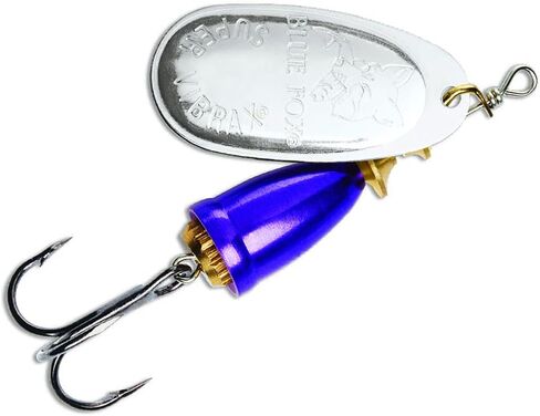 Blue Fox Classic Vibrax 00 Plated 7/64 (Silver/Purple, Size- 0) in Saudi Arabia