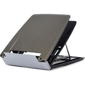 Ergo-Q 330 Portable Lightweight Laptop Riser with Document Holder and 6 Height Settings