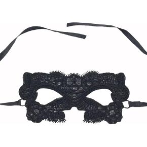Cat Women Mask Half Face Black Cat Eye Halloween Costume Party Accessories