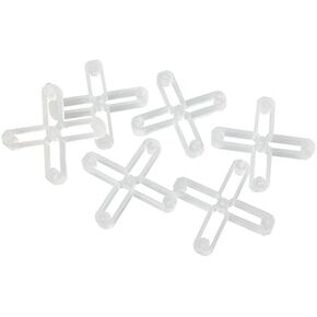 OX Tools Tile Spacer OX-T161220 OX Trade 1/8" Hard Plastic Spacers Cross For Spacing Wall or Floor Tile (Pack of 500)