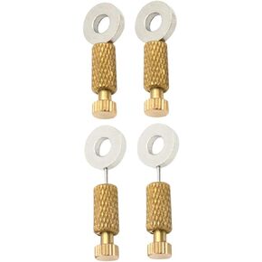 EXCEART 4pcs Leather Fixing Pin Tools Fixed Leather Craft Tool Leather Edges Lock Sew Tool Locking Pin DIY Leather Crafts Supplies Leather Manual Stainless Steel