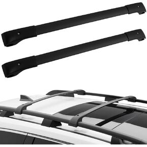 Roof Rack with Cross Bars Compatible for Subaru for Ascent 2019-2022, Rooftop Aluminum Crossbars Luggage Cargo Carrier 165LBS
