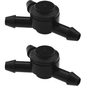 The Lord of the Tools 2PCS Car Windscreen Washer Jet 3 Way Valve 7667888 7787593 Plastic Windshield Washer Check Valve Automotive Replacement Parts Black