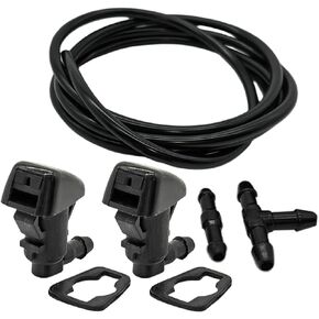 55372143AB Windshield Washer Nozzles Kit for Jeep Grand Cherokee for Dodge Stratus for Chrysler Sebring for Chevrolet Malibu for Pontiac G6 Replace 15247800 55156427AB 55079049AA