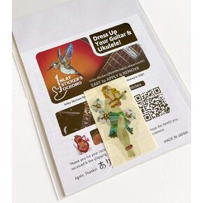 Inlay Sticker Fret Markers for Ukuleles - Hibiscus Flowers