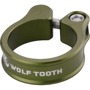 Wolf Tooth Components Seatpost Clamp Olive, 34.9Mm