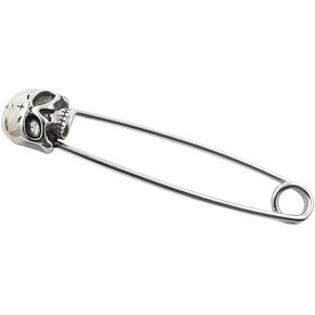 Excepro Industrial Piercing Jewelry Pin Shape Skull Shape Punk Stainless Steel 16G