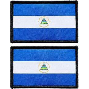 stidsds 2 Pack Brazil Flag Patch Brazil Flags Embroidered Patches Brazilian Flags Military Tactical Hook and Loop Fastener Patch for Clothes Hat Backpacks Pride Decorations