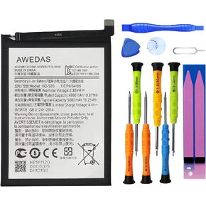 Replacement Battery for HQ-50s Compatible for Samsung Galaxy A02S SM-A025U SM-A025U1 SM-A025G SM-A025F SM-A025M SM-A025M/DS SM-A025V SM-A025F/DS SM-S124DL Battery with Tool Kits