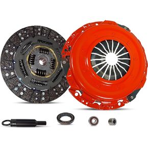 Clutch Kit Compatible With Sierra Silverado Sierra 1500 Ls Lt Wt Sl Sle Slt Z71 2002-2006 4.8L V8 GAS OHV 5.3L V8 FLEX OHV Naturally Aspirated (Stage 1; 04-182R)