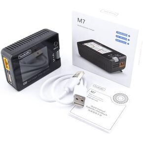Original ToolkitRC M7 200W 10A DC Balance Charger Discharger for 1-6S Lipo Battery with Voltage Servo Checker ESC Receiver Signal Tester