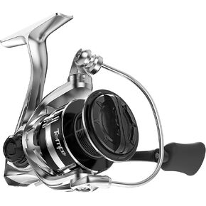 Spinning Reel Tempo - New Vertix Fishing Reel,10+1 BB Light Weight &Durable -Stainless Steel Main Shaft, Collapsible Alu. Handle- Ultra Smooth Powerful with Carbon Fiber Drag