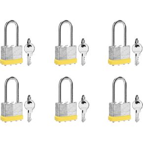 أقفال فولاذية مغلفة على حد سواء، بعرض (40 ملم) وقفل طويل، عبوة من قطعتين، لخزانة الصالة الرياضية ووحدة التخزين أو أكثر in Kuwait