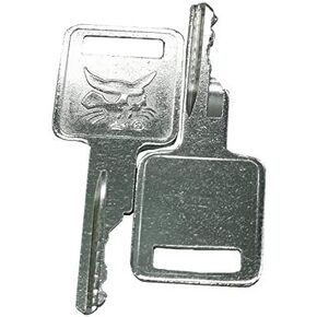 Ignition Key D250 6693241 6709527 for Bobcat 751 753 763 773 863 873 883 963 Skid Steer Loader (2x Ignition Key D250 6693241 6709527)