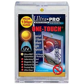 10 حاملات بطاقات Ultra Pro مغناطيسية بلمسة واحدة 130pt (إجمالي 10) 81721 - تناسب البطاقات التي يصل سمكها إلى 130 نقطة
