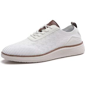 Men's Fashion Dress Sneakers Mesh Oxfords Business Casual Walking Shoes Knit Lightweight Tennis Footwear