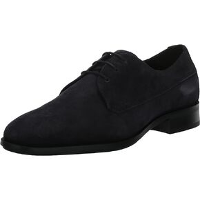 BOSS Men's Colby Smooth Suede Lace Up Derby Dress Shoe Oxford Flat