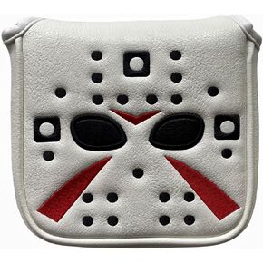 Oversized 5.98 x 5.59 inches Mallet Putter Headcover - Large Golf Putter Cover for Mallet Style Putter Clubs - Square Mallet Putter Cover Magnetic - Cool Golf Accessories for Men