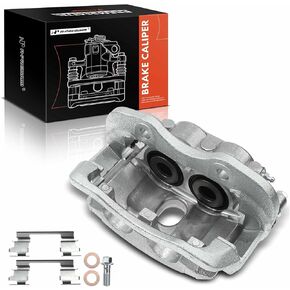 A-Premium Rear Disc Brake Caliper Assembly with Bracket Compatible with Select Cadillac, Chevy and GMC Models - Tahoe/Escalade/Avalanche 1500/Yukon 2002-2006, Express/Silverado/Suburban/Sierra 1500